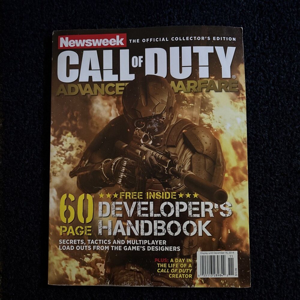 Call of Duty Advanced Warfare Newsweek Magazine Collector's Edition